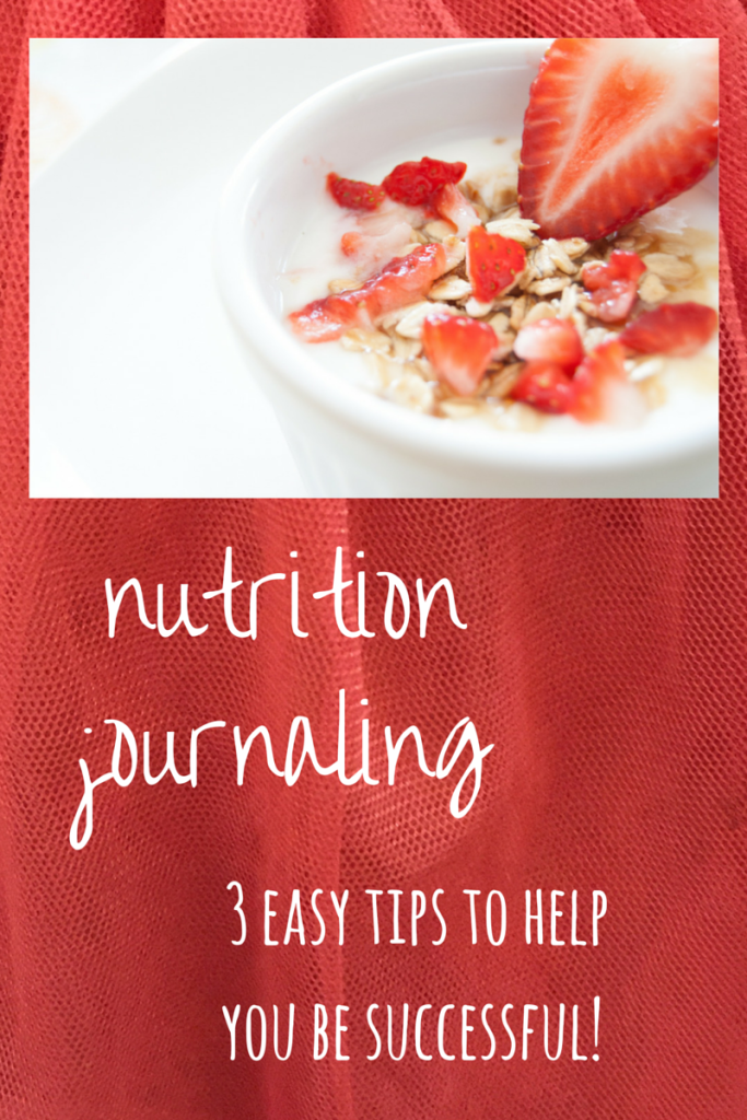 nutrition journal – fine print journaling